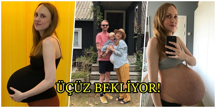 Karnınızda Üç Tane Bebek Olsaydı Nasıl Olurdu? 36 Yaşındaki Kadın Üçüzlerini Bekliyor!