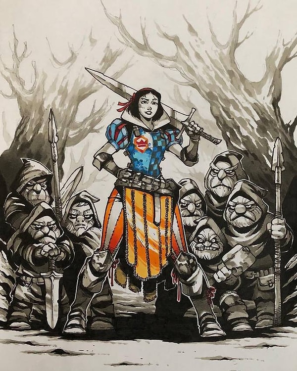 4. Белоснежка