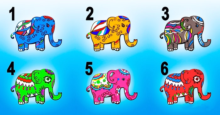 Тест: Выберите одного из слонов, а мы расскажем кое-что о вашей сущности