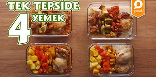 Akşam Yemeğinde Ne Pişirsem Derdine Son! Tek Tepside 4 Yemek Nasıl Yapılır?
