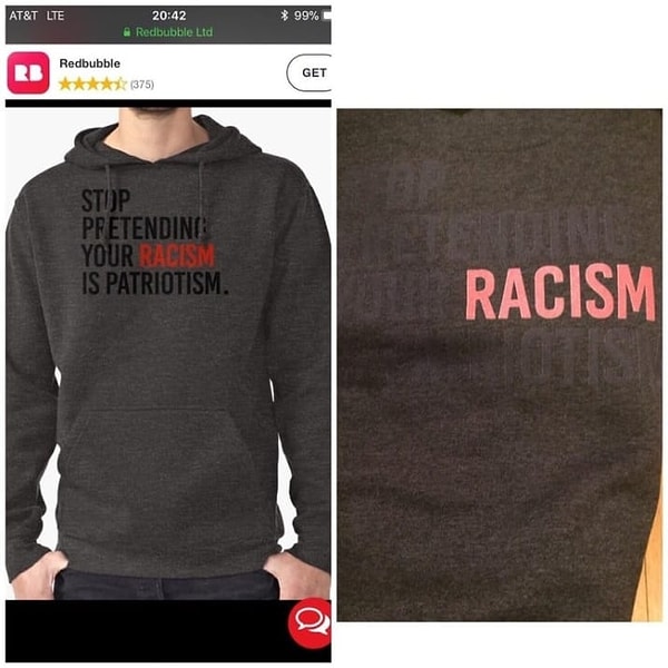 7. В общем-то задумка была неплохой... "Не выставляй расизм за патриотизм". А виден-то только расизм