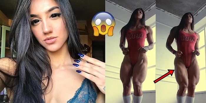 Uzaylı Gözleriyle ve Bacak Kaslarıyla Gözlerinizin Yuvasından Fırlamasına Sebep Olacak Fitness Modeli