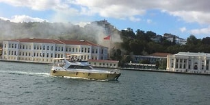 Feriye Sineması Çatısında Yangın: Boğaz Hattından Yine Dumanlar Yükseldi