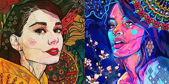 İllüstrasyon Sanatçısı Timuçin Keleş'in Hepsi Birbirinden Yaratıcı 25 Portre Çizimi