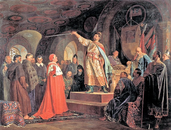 10. Что сделал князь Роман с двумя литовскими братьями-князьями, которые разорили русские города и взяли в плен его жену и ребенка?