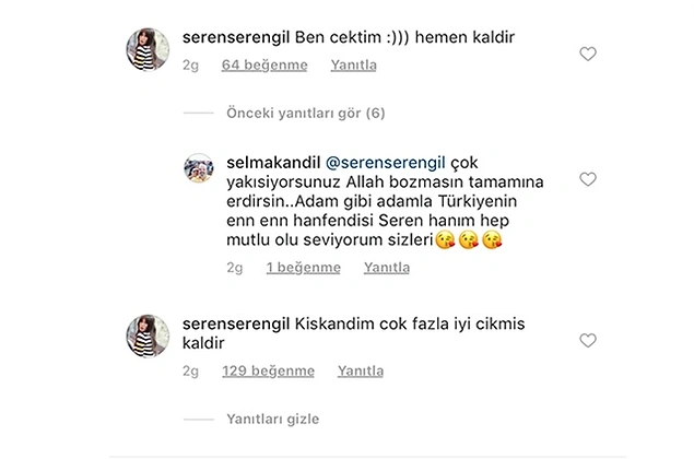 Seren Serengil, Yaşar İpek'in Instagram'da paylaştığı fotoğrafın altına yazdığı yorumla ne kadar kıskanç olduğunu gözler önüne sermişti... 😂