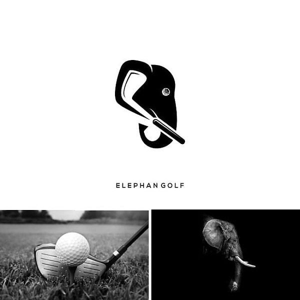 24. Слон + гольф