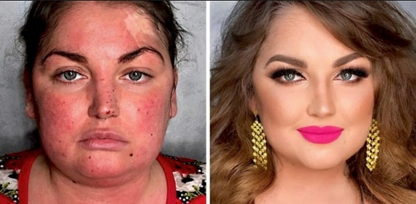 8. Разумеется, сделать ТАКОЙ макияж под силу только профессионалу.