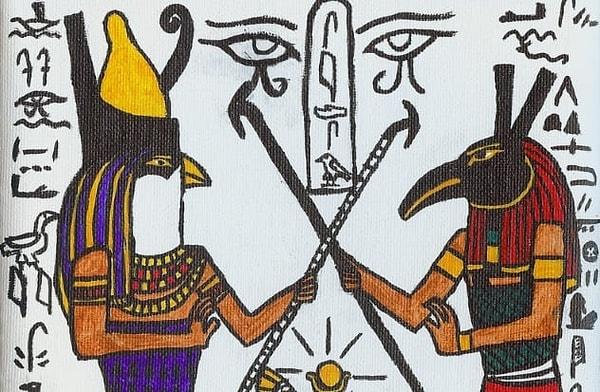 8. Horus ve Set'e geri dönecek olursak, Osiris'ten kalan tahta geçmek için birbiri ile sürekli savaşan bu iki tanrının hikayesi bile seks içeriyordu.