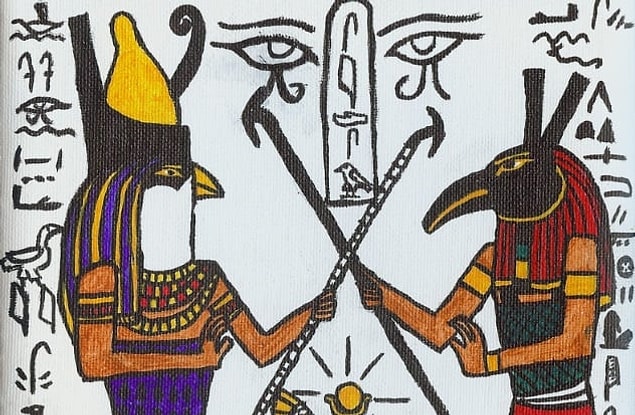 8. Horus ve Set'e geri dönecek olursak, Osiris'ten kalan tahta geçmek için birbiri ile sürekli savaşan bu iki tanrının hikayesi bile seks içeriyordu.