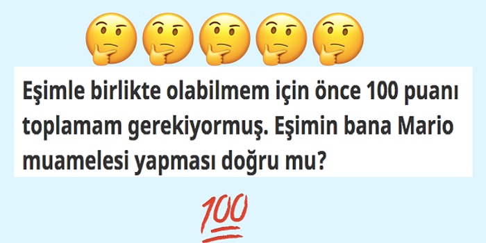 Eşiyle Birlikte Olabilmesi İçin Puan Toplaması Gereken Adamın Komik İsyanı