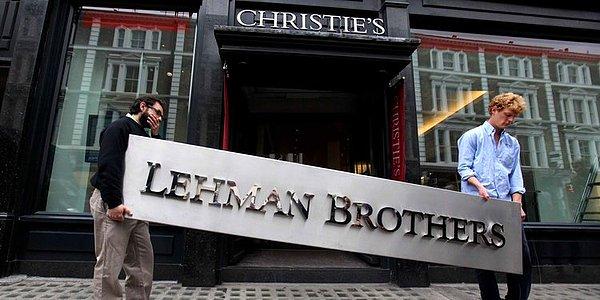 Lehman Brothers 2008'in ilk 6 ayında %73 değer kaybetti.