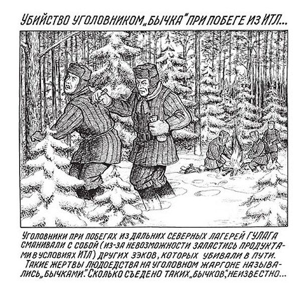 13. Уголовник убивает "бычка"