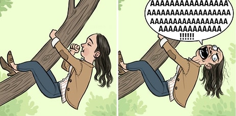 Что если бы люди флиртовали, как животные: уморительные комиксы