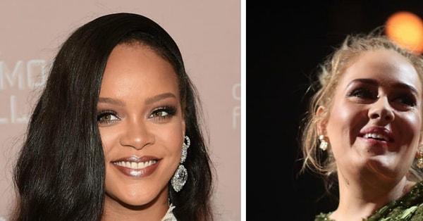 4. Рианна и Адель - 30 лет