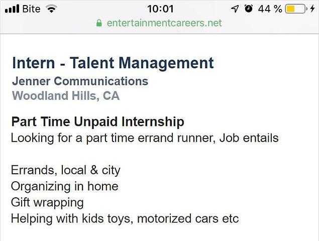 Because they offers an "unpaid" internship!