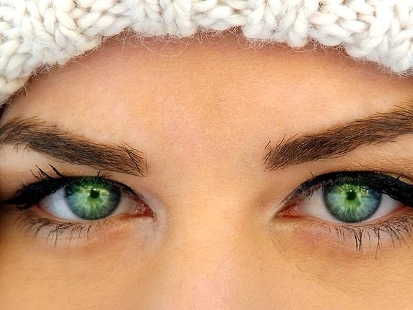 У вас зеленые глаза!