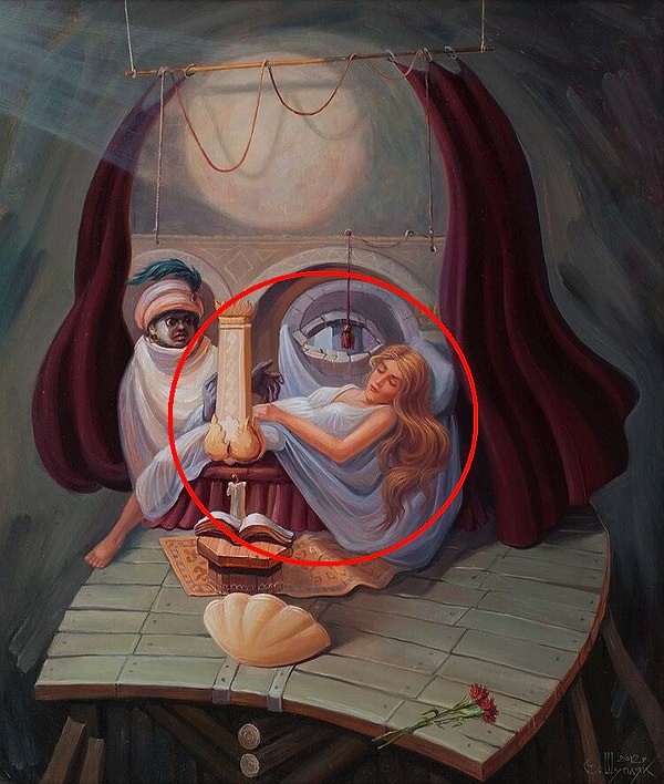 Спящая девушка