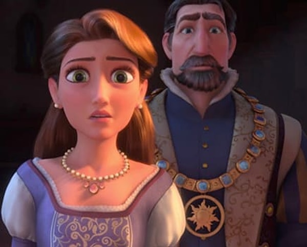 2. Видите что-то связанное с Микки на кадре из мультфильма "Рапунцель: Запутанная история"?