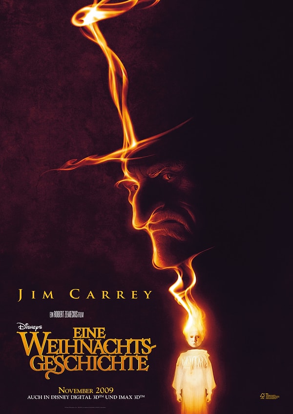 1. Что вы думаете относительно этого постера к фильму "Призрак Рождества"?