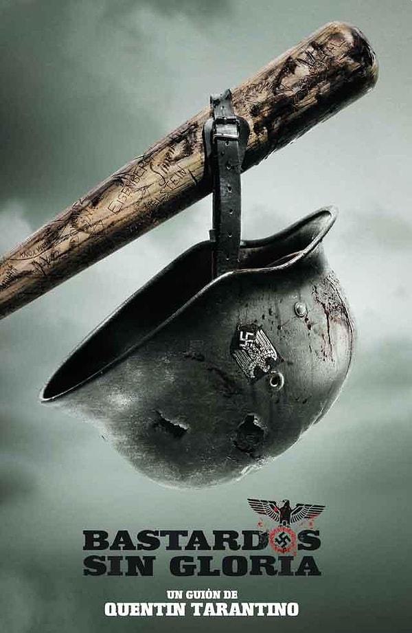 4. По шкале от 0 до 5, насколько вам некомфортно смотреть на данный плакат фильма "Бесславные ублюдки"?