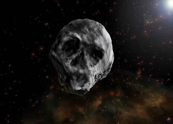 Amerikan Uzay Derneği, 500 metre çapındaki ölüm yıldızını "Dünya için tehlike riski taşıyan bir asteroit" olarak niteliyor.