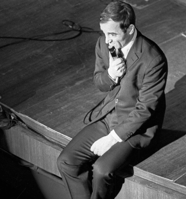 Шарль во время концерта в Москве, 1964 год.