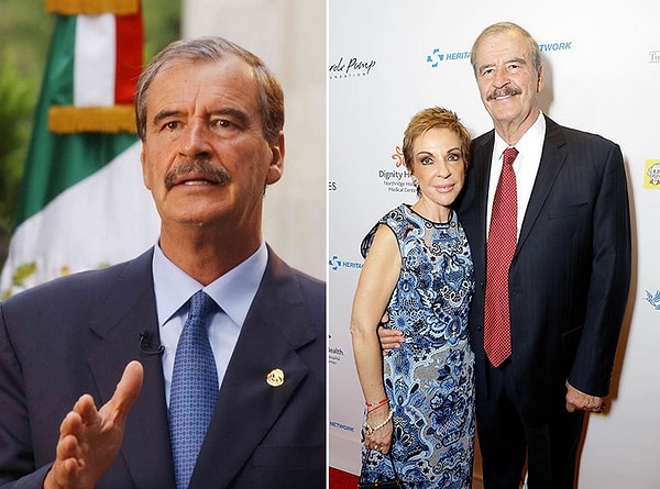 7. Бывший президент Мексики Висенте Фокс и Марта Саагун