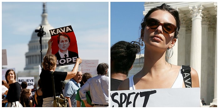 Trump'un Tacizle Suçlanan Adayı 'Yargıç Kavanaugh' Protesto Edildi: Ünlü Oyuncular Dahil 300 Kişi Gözaltında