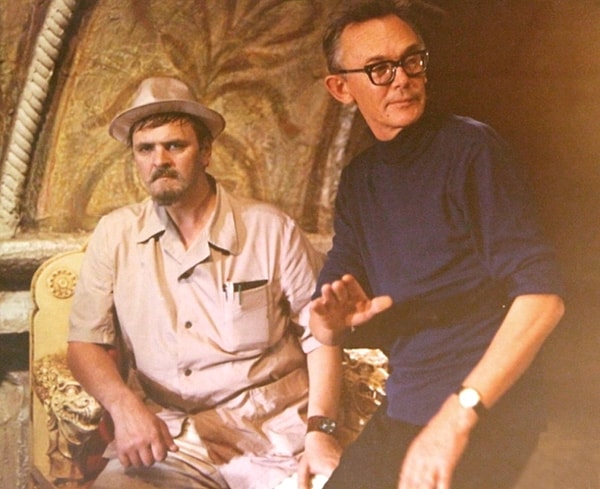 11. Юрий Яковлев и Леонид Гайдай на съёмках того же фильма.