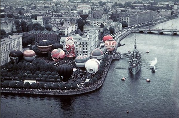 7. Международный фестиваль воздушных шаров в Ленинграде (1990 год).