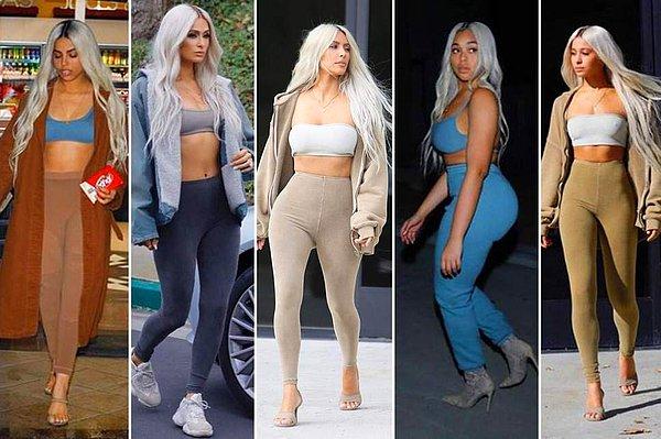 9. Kim Kardashian kıyafetlerinin duruşunu görmek için kendi vücut yapısında modellerle çalışıyor.