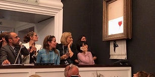 Tarihe Geçen Açık Artırma: Banksy'nin Eseri 1.4 Milyon Dolara Satıldıktan Hemen Sonra Kendini İmha Etti!