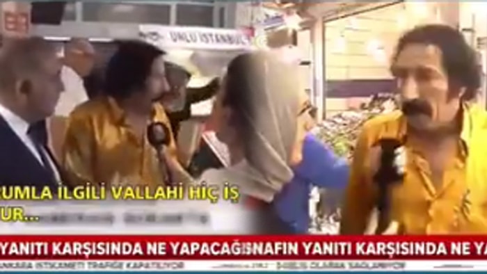 Halk TV'ye Farklı, A Haber'e Farklı Konuşan Esnaf!