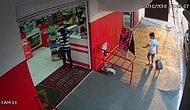Bulduğu Yavru Köpeği, Aç Kalmaması İçin Mama ve Suyun Olduğu Marketin Önüne Bırakan Ancak Ayrılırken Zorlanan Çocuk