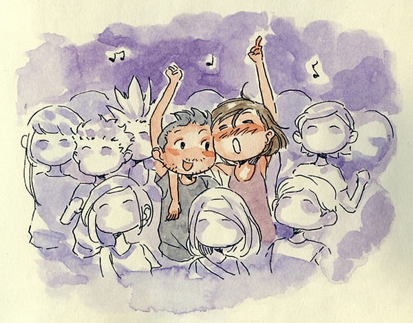 15. На концерте