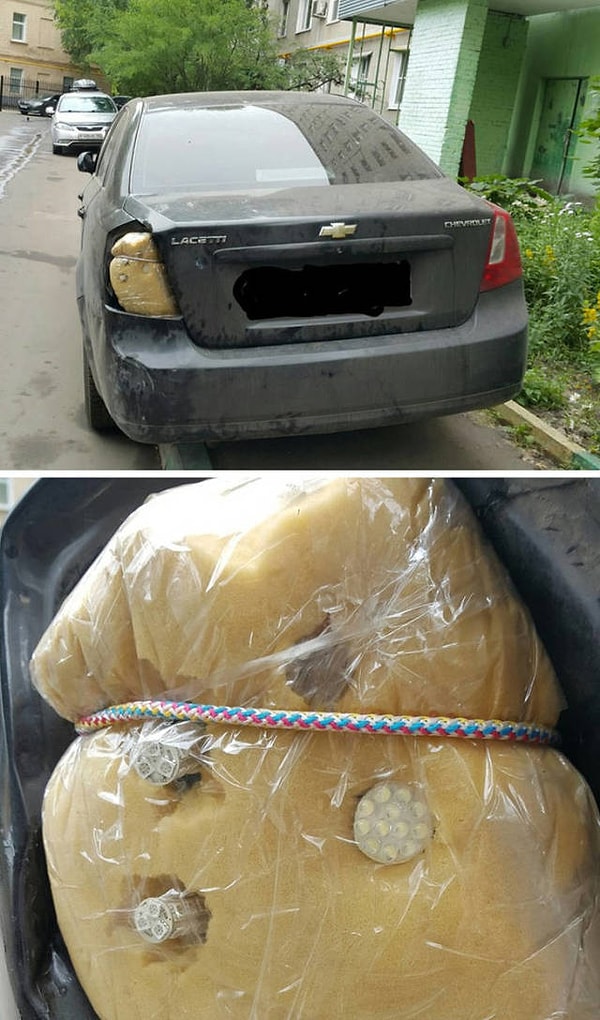 12. Нет времени объяснять, мне нужна губка и несколько лампочек!