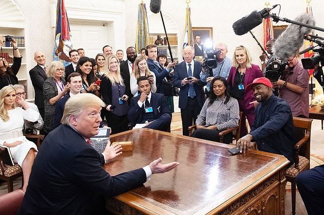 Famous rapper, Kanye West and President Donald Trump meet at the White House to talk about prison reform and gang violence.