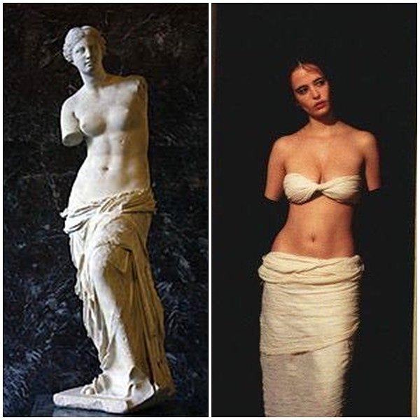 1. Venus de Milo (MÖ 100) - Alexandros of Antitoch / The Dreamers (2003) - Bernardo Bertolucci