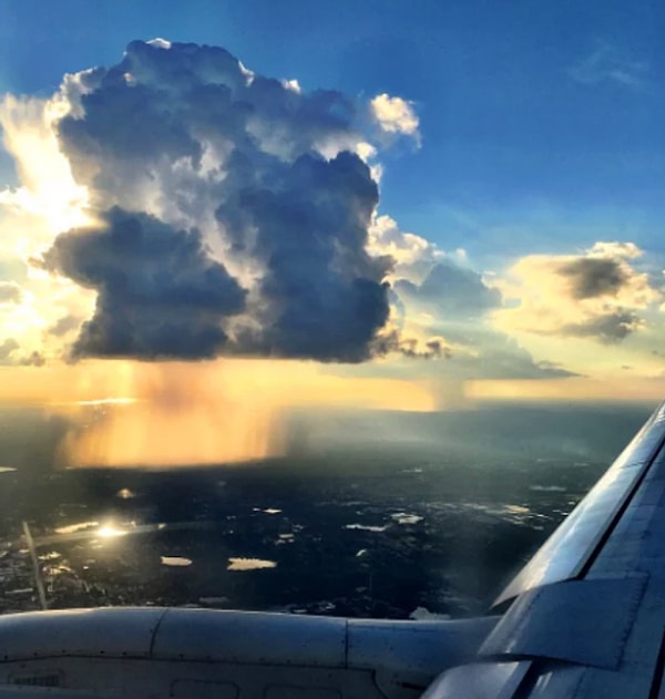 13. Сразу 2 локальных дождя на одном снимке