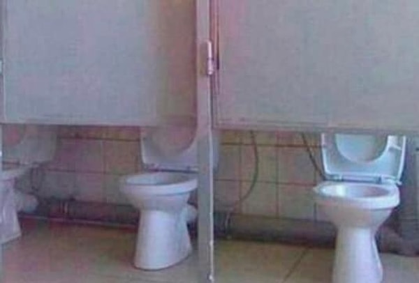 7. Вот и пользуйтесь этим туалетом сами, господа дизайнеры...