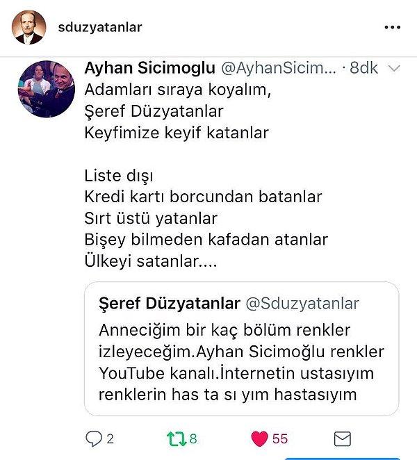7. Ayhan Sicimoğlu da burada.