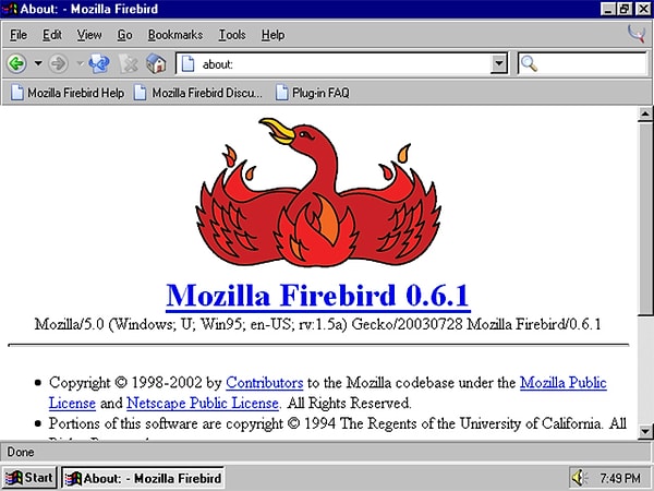 5. Логотип браузера Mozilla Firefox могла быть не лиса, а птица. Первое название компании — Firebird.