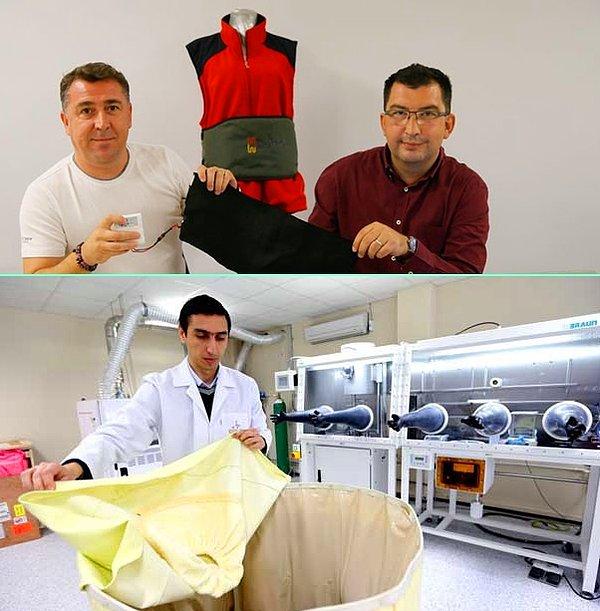 11. Bilim insanı Mustafa Erol'un geliştirdiği "düşük voltajla uzun süre ısı yayabilen kumaş", dalgıç kıyafetlerinde kullanılmak üzere Almanya'ya ihraç edildi.