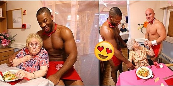 Каждый развлекается, как может: в британский женский дом престарелых пригласили голых официантов