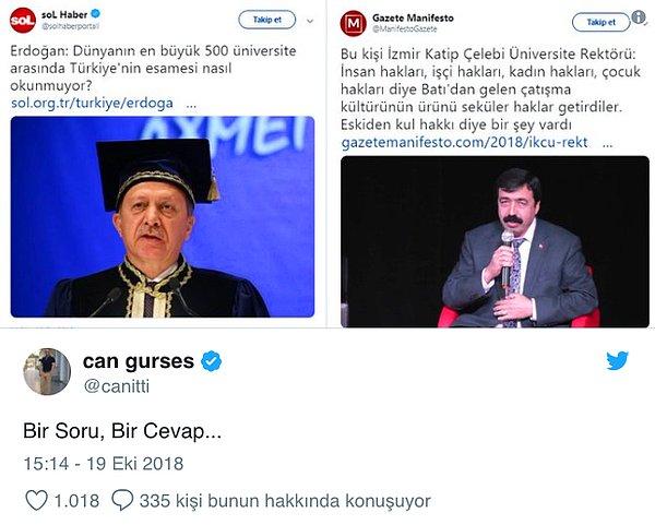 Erdoğan'ın konuşmasından öne çıkan soru, sosyal medyanın da gündeminde...