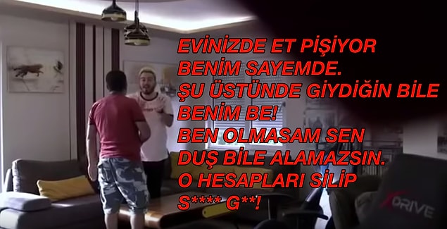 Ağza alınmayacak laflara devam ediyor.