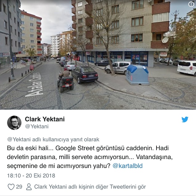 Atalar Caddesi'nin eski hali şöyleydi 👇