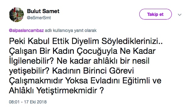 kendilerine es degil de kole isteyen erkeklerin kadinlara yukledigi gorevler