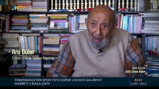 Ölümünden 15 Gün Önce Yaptığı Röportajının da Yer Aldığı Ara Güler Belgeseli: Islık Çalan Adam